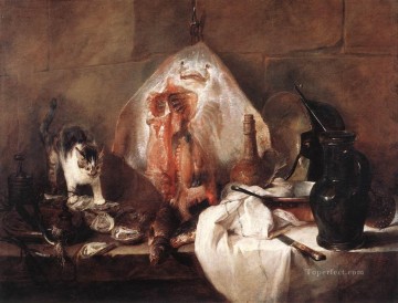Jean Baptiste Simeon Chardin Painting - The Ray Jean Baptiste Simeon Chardin